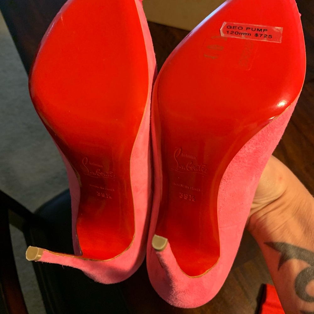 Christian Louboutin Geo pump 120 Suede - Picture 6 of 6